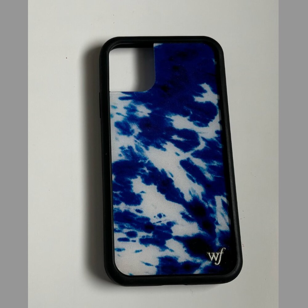 Wildflower iPhone 11 Case Blue Tie Dye